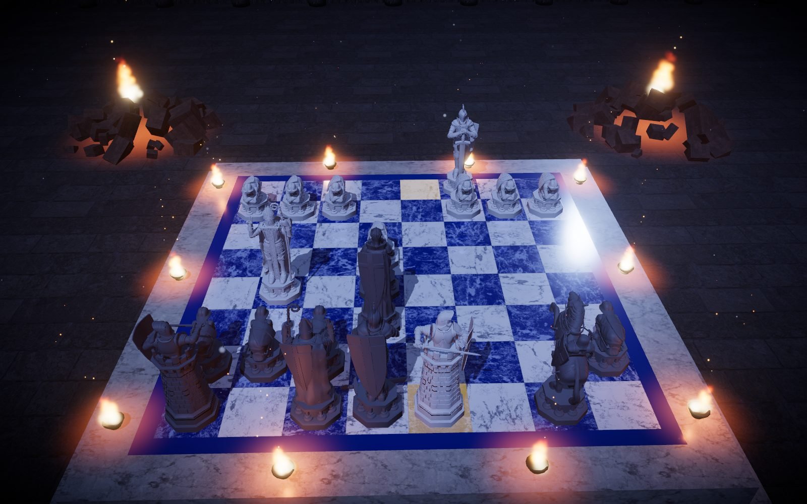 Wizard Chess: chess where the pieces fight